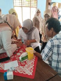 UPT Puskesmas Tepus II selenggarakan Pelatihan Deteksi Dini PTM di Padukuhan Pringapus